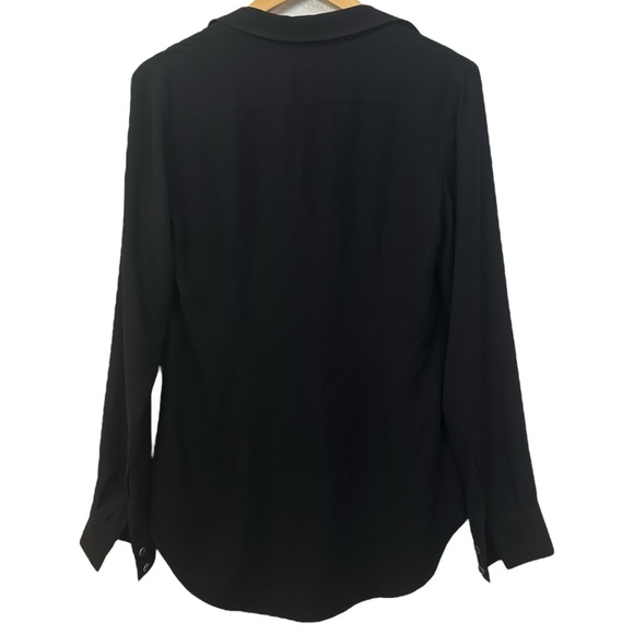 Theory | Nikala Style Button Down | Black | Office | Career | Womens Size Medium - Picture 5 of 5